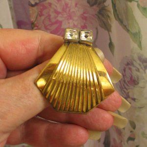 1930s Art Deco Geometric Convertible Dress Clip